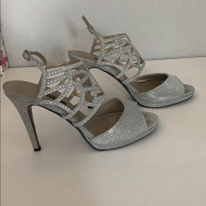 Silver heels